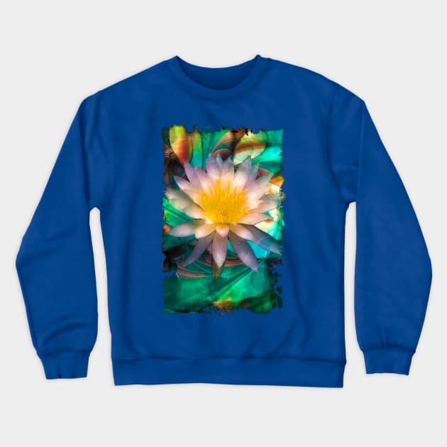 Lotus Water Crewneck Sweatshirt by Arcuedes